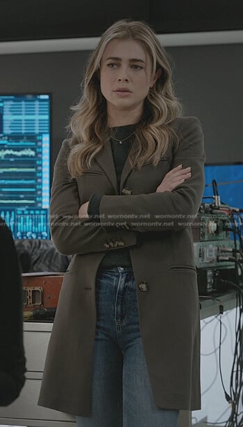 Michaela's green coat on Manifest