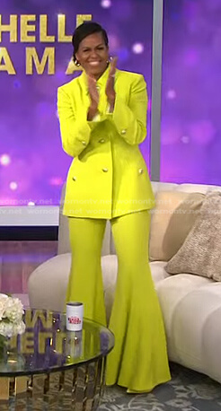 Michelle Obama's yellow blazer and pants on Today
