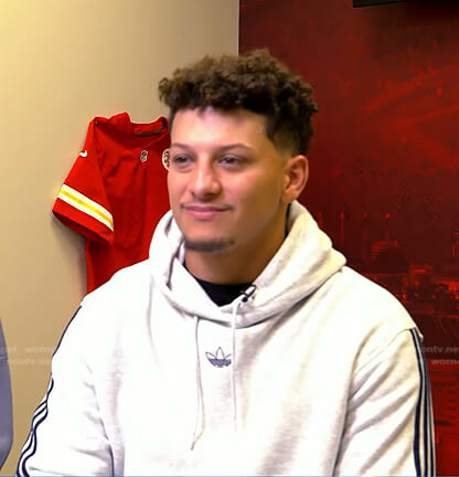 Patrick's grey Adidas Hoodie on Today