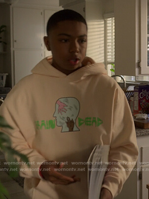 Spenser's brain dead graphic hoodie on Reasonable Doubt