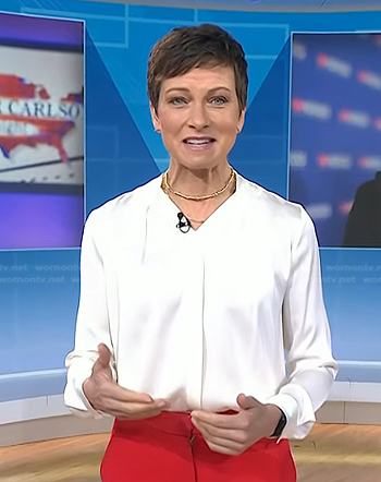 Stephanie's white blouse on Today