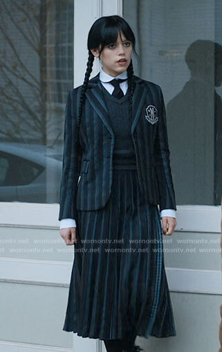Wednesday's school uniform on Wednesday