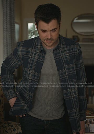 Zeke's blue plaid shirt on Manifest