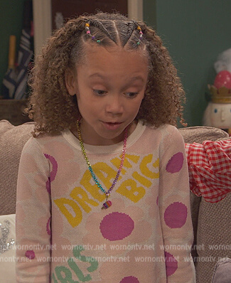 Alice's Dream Big sweater on Ravens Home
