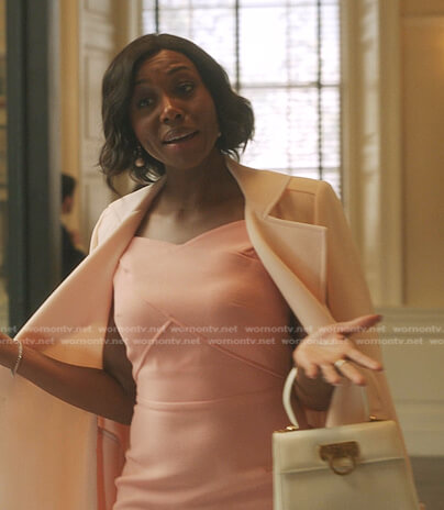 Camille de Haan's pink dress on Gossip Girl
