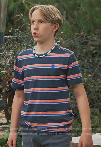 Jake's stripe tee on Bunkd