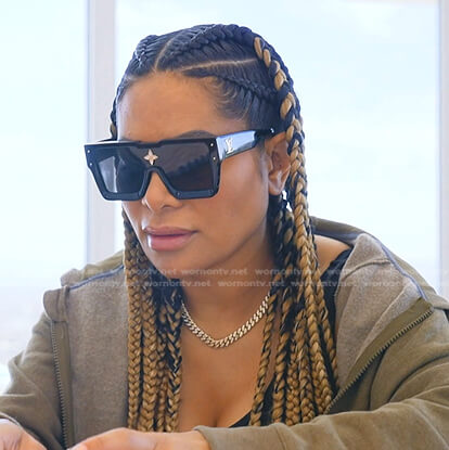 Jen's black sunglasses on The Real Housewives of Salt Lake City
