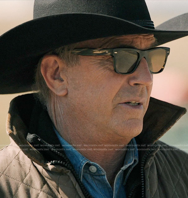 John's sunglasses on Yellowstone