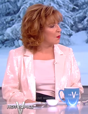 Joy's sequin blazer on The View