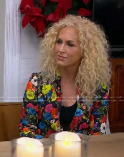 Kimberly Schlapman's floral blazer on Today
