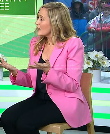 Samantha Bee's pink blazer on Today