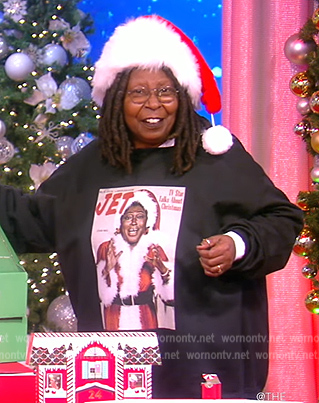 Whoopi's Esther Rolle Christmas sweater on The View