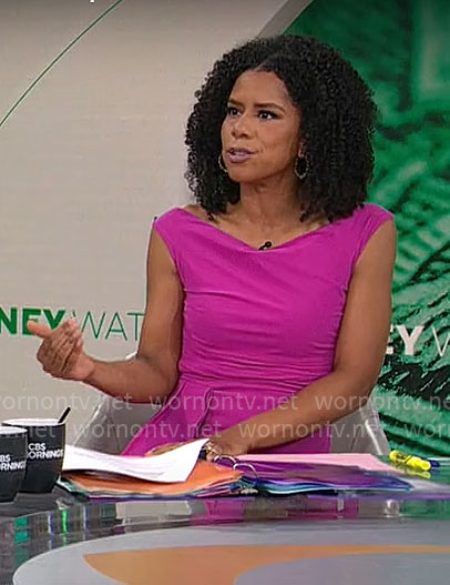 Adriana Diaz's pink dress on CBS Mornings