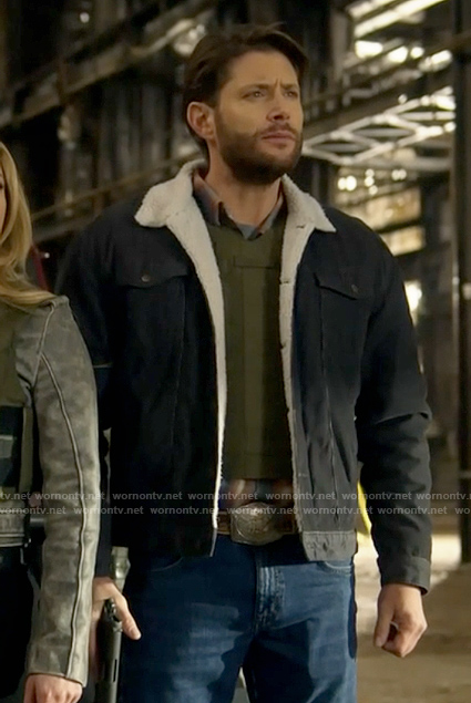 Beau's sherpa lined jacket on Big Sky