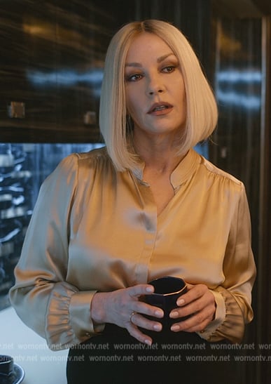 Billie's satin blouse on National Treasure: Edge of History