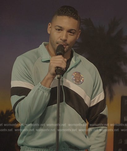 Jordan's mint retro hoodie on All American