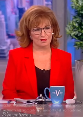 Joy's red blazer on The View