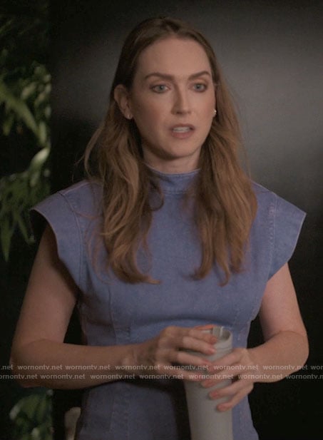 Tess's denim dress on The L Word Generation Q