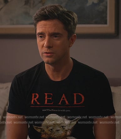 Tom's Star Wars read graphic tee on Home Economics