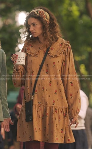 Wendy's brown floral dress on Gossip Girl