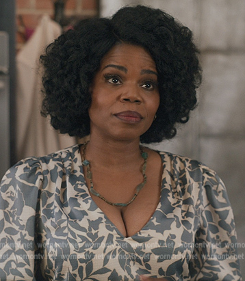 Amara's floral mini dress on All American Homecoming