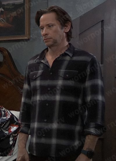 Austin's plaid shirt on General Hospital