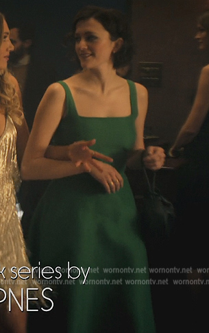 Kate's green square neck dress on You