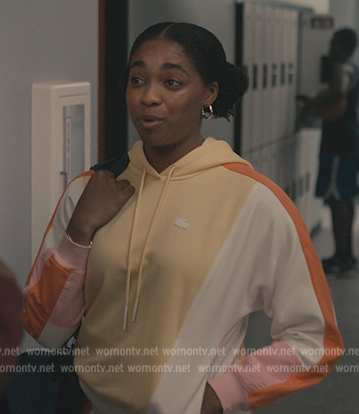 Lisa's pastel colorblock hoodie on Bel-Air