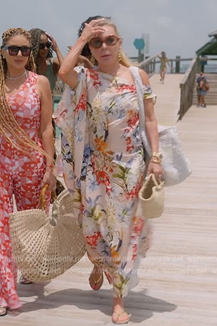 Marysol's floral print kaftan on The Real Housewives of Miami