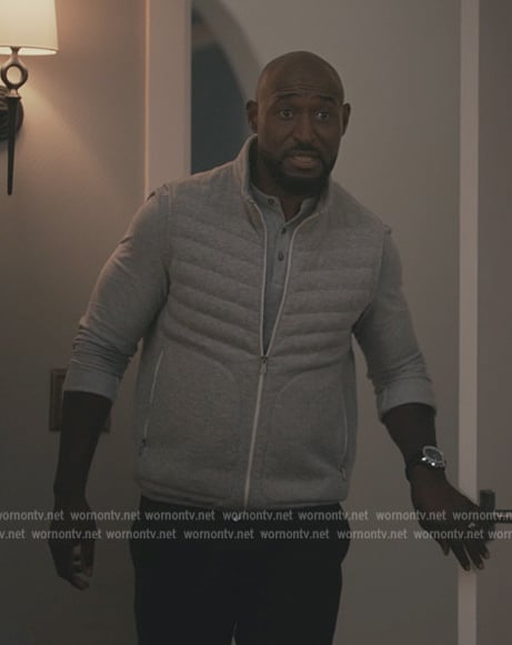 Phil's gray padded vest on Bel-Air