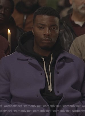 Spencer's purple jacket on All American