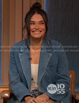 Brittany O'Grady's denim jacket on The Drew Barrymore Show
