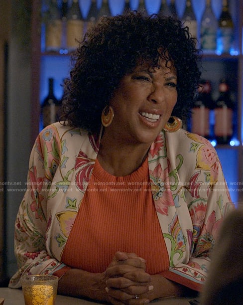 Cricket's floral jacket on Not Dead Yet