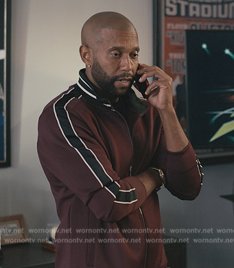 Doc's burgundy jacket on Bel-Air