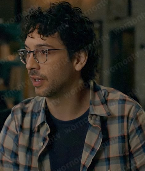 Edward's grey checked shirt on Not Dead Yet