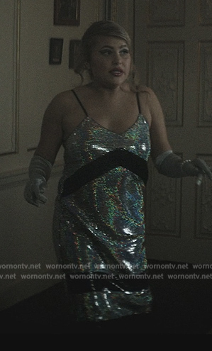 Gemma's sequin dress on You