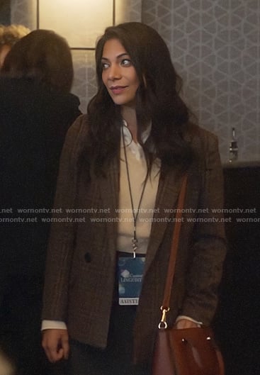 Helen's plaid blazer on True Lies