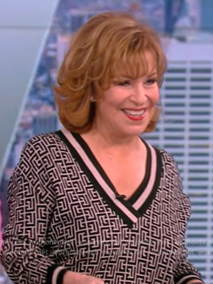 Joy's monogram sweater on The View