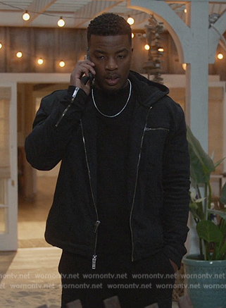 Spencer's hooded denim jacket on All American