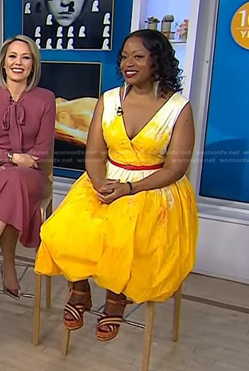 Tracy Reese's yellow dress on Today