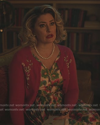 Alice's floral print dress on Riverdale