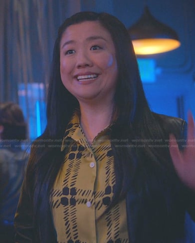 Alice's yellow plaid shirt on Good Trouble
