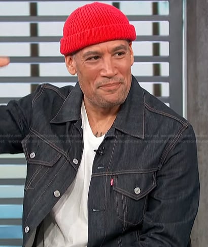 Ben Harper's denim jacket on Access Hollywood