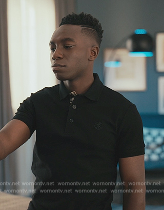 Carlton black polo on Bel-Air