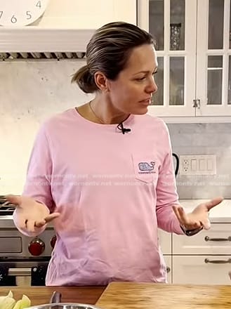 Dylan's pink long sleeve tee on Today