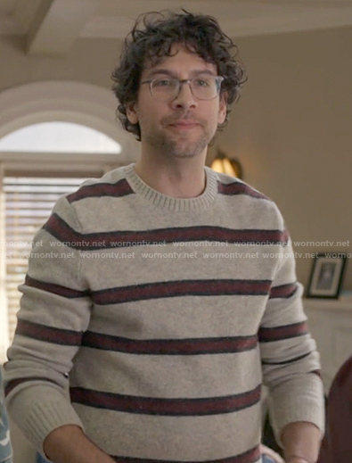 Edward's striped sweater on Not Dead Yet