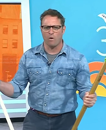 George Oliphant's western denim shirt on Today
