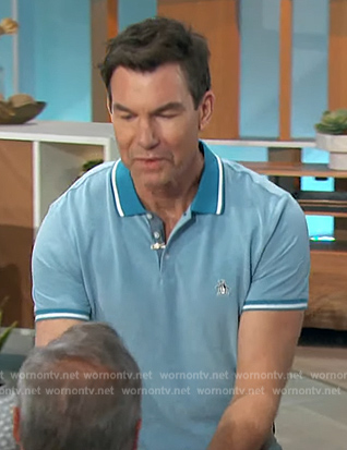Jerry's blue Penguin polo on The Talk