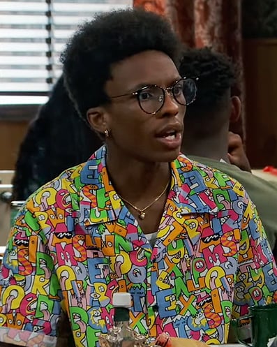 Noah's printed shirt on Bunkd