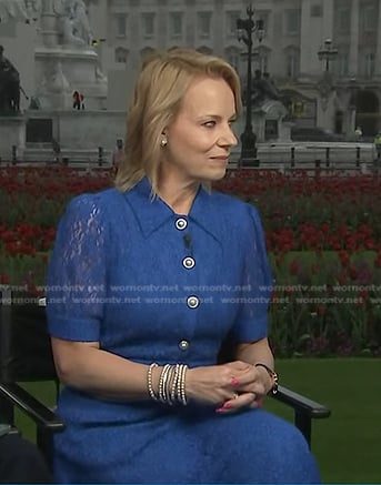 Daisy McAndrew's blue lace dress on Today
